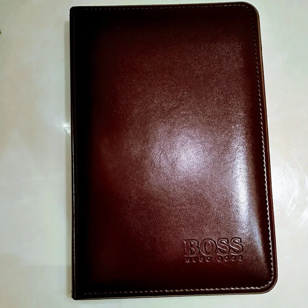 HUGO BOSS VEGAN LEATHER NOTE BINDER + NOTEPAD